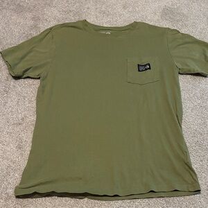 Mountain Hardwear Olive Short Sleeve Tee